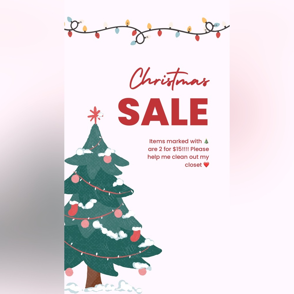 🎄2 for $15 Sale!!!